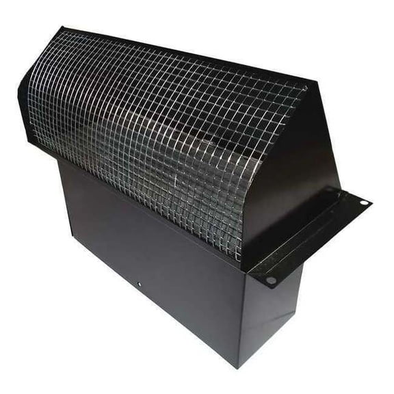 Dayton Wall Cap,3-1/4 x 10 in. Fits Duct Size 45PE72