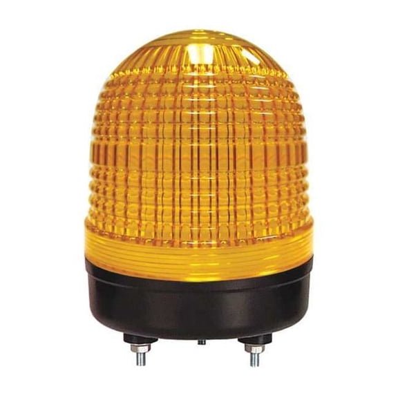 Dayton Warning Light,Yellow,LED,Stud 26ZT51