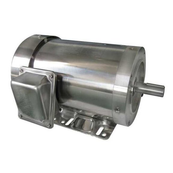 Dayton Washdown Motor,1 HP,3470,56HC,230/460V 6WY40