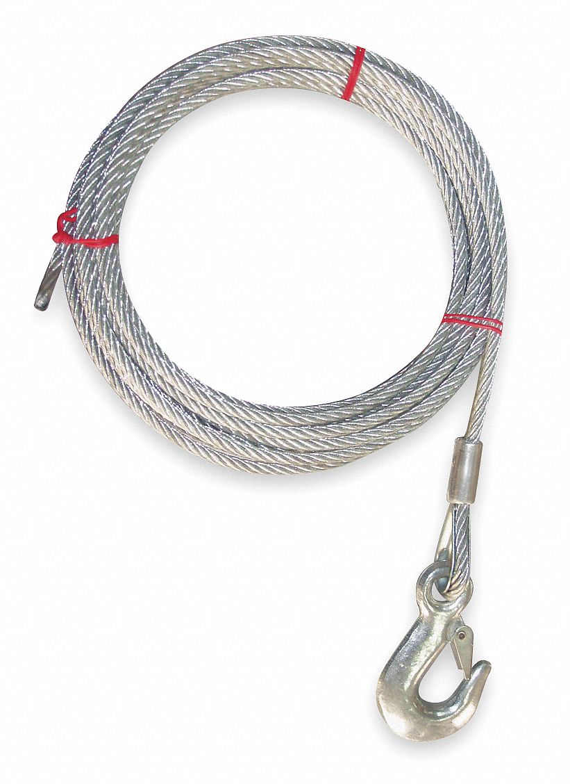 Dayton Winch Cable,GS,7/32 In. x 75 ft.  1DLJ8 - image 1 of 1
