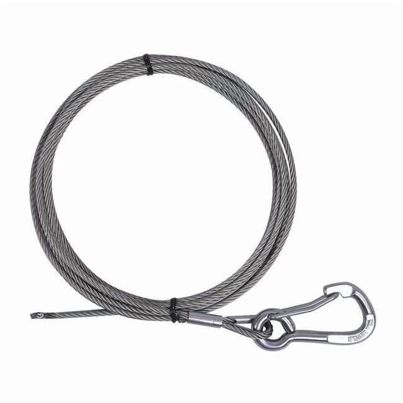 Dayton Winch Cable,SS,1/4 In. x 36 ft. 35Z859