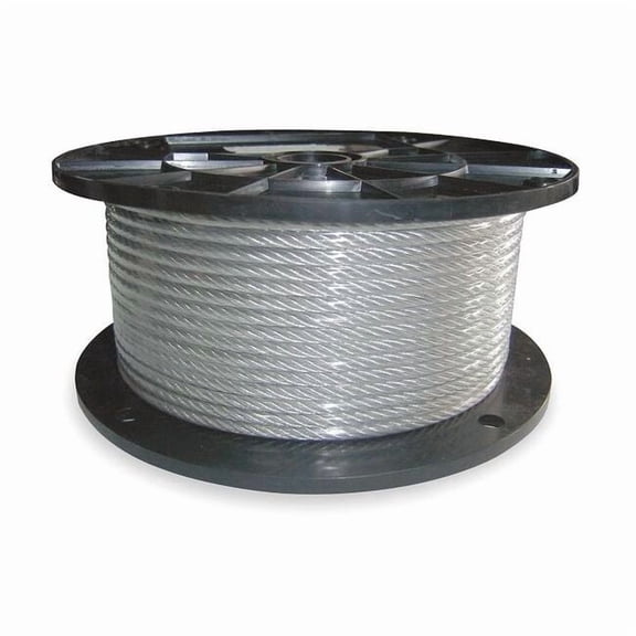 Dayton Wire Rope,100 ft L,1/8 in dia.,420 lb 2TAL2