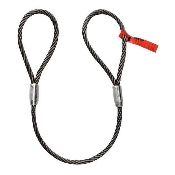 Dayton Sling,Wire Rope,4 ft. 1DNG1