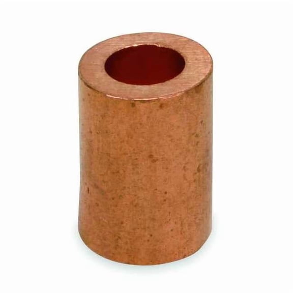 Wire Rope Stop Sleeve, 5/16In, Copper, PK10 2VKE3
