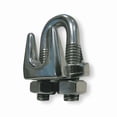 thumbnail image 1 of Dayton Wire Rope Clip,U-Bolt,5/16 In,304 SS 2VKH5, 1 of 1