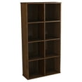 thumbnail image 1 of Dayton by Bestar Cubby Bookcase in Chocolate, 1 of 2