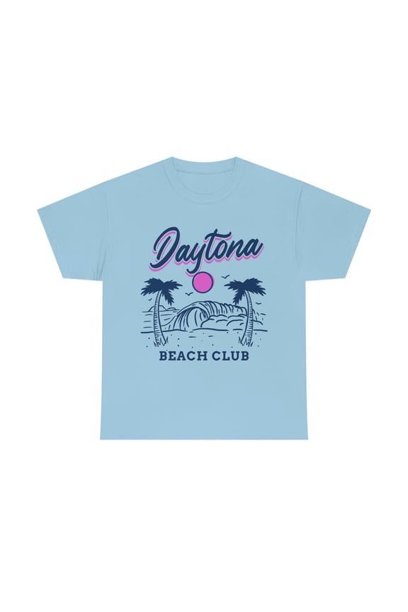 Daytona Beach Club Shirt - Unisex Heavy Cotton Tee Shirt