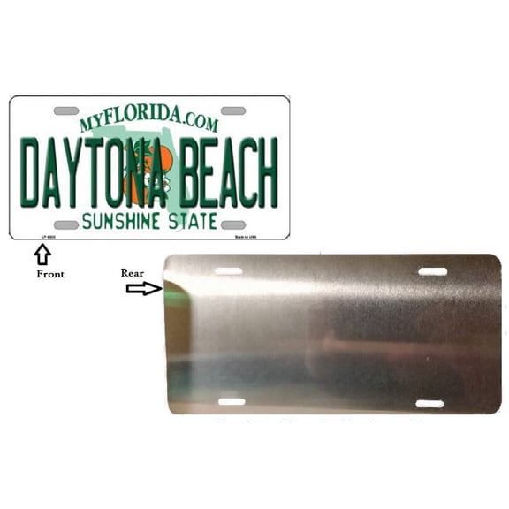 Daytona Beach Florida Novelty License Plate