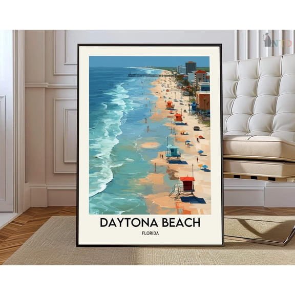 Daytona Beach Florida Poster Unframed Paper Print