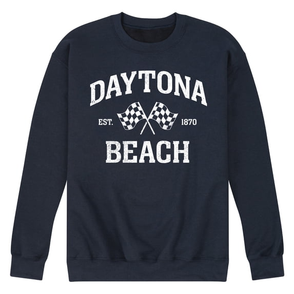 Daytona Beach - Men's Crew Neck Fleece Pullover