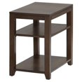 thumbnail image 1 of Daytona Contemporary Style Chairside Table with Pull-out Laminate Surface, Regal Walnut, 1 of 1