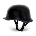 thumbnail image 1 of Daytona German Novelty Big German Dull Gloss Black Motorcycle Helmets, 1 of 5