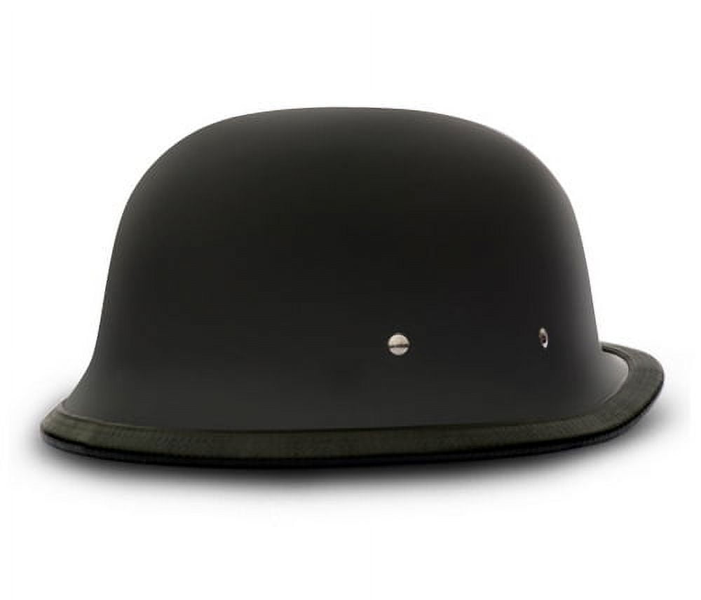 Daytona German Novelty Big German Dull Gloss Black Motorcycle Helmets