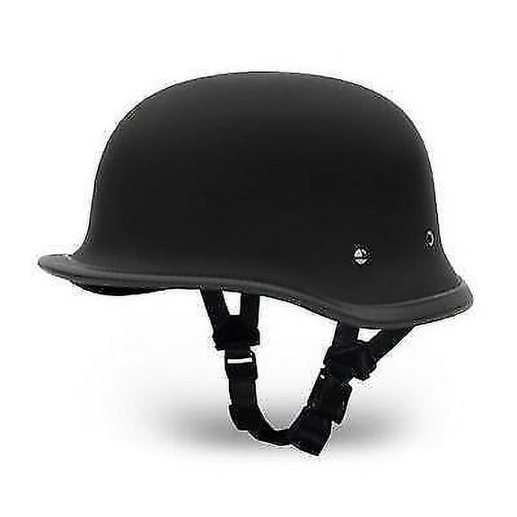 Daytona German Novelty Big German Dull Gloss Black Motorcycle Helmets