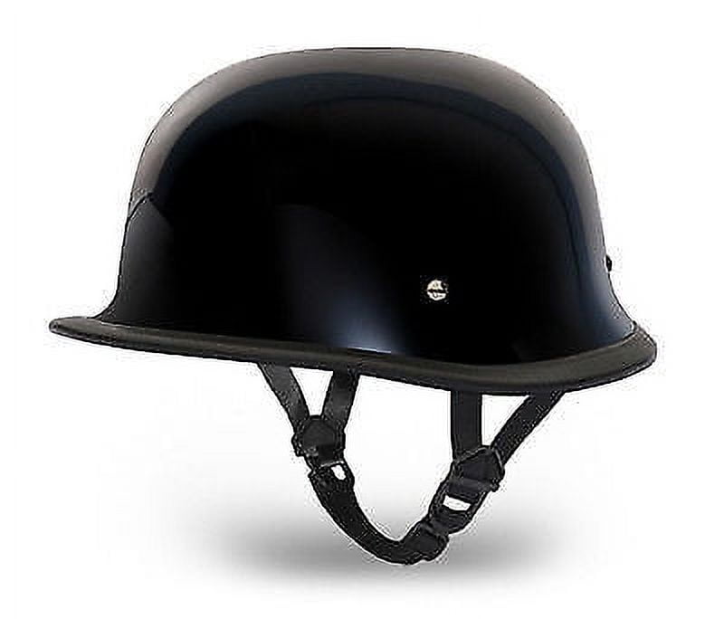 Daytona Helmets Novelty German Motorcycle Helmet, Small, Dull