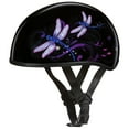 thumbnail image 1 of Daytona Helmets Half Helmet Skull Cap, Medium, Glossy Black, Dragonfly, 1 of 9