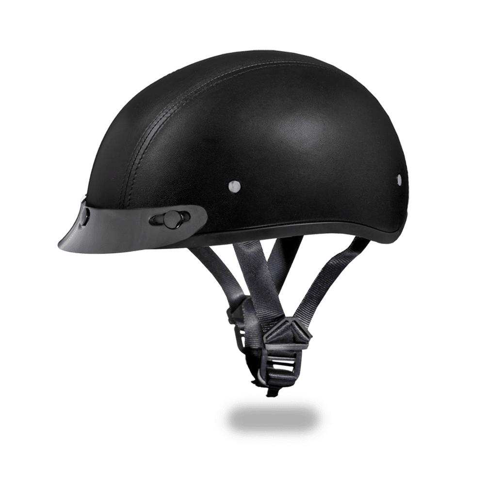 Daytona Helmets Slim Line Skull Cap D.O.T. Approved Half Shell