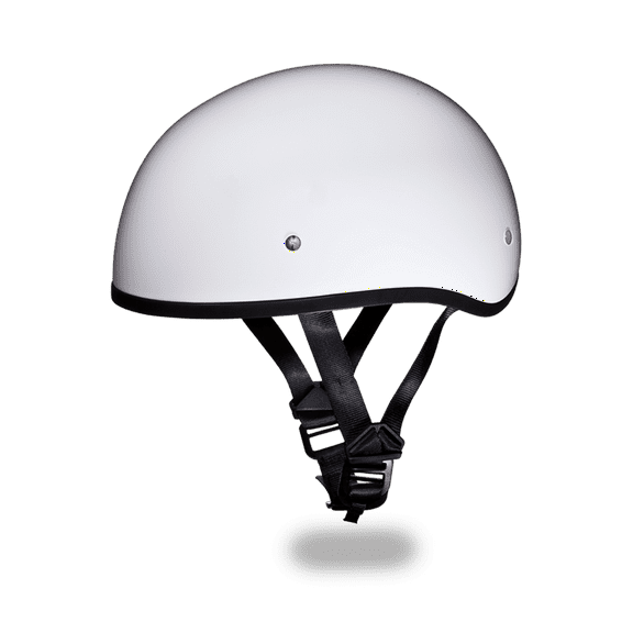 Daytona Helmets Slim Line Skull Cap D.O.T. Approved Half Shell Motorcycle Helmet