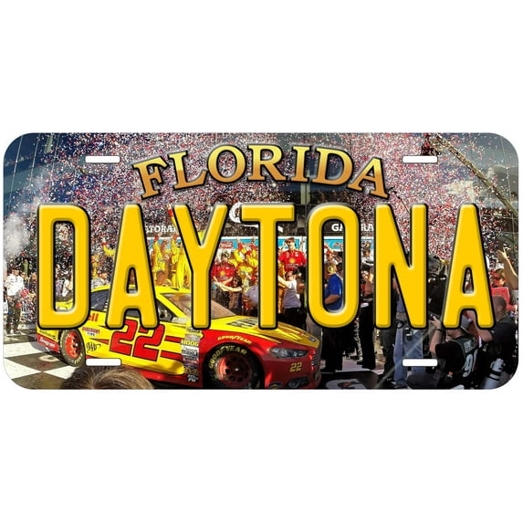 Daytona Race Novelty Car Auto License Plate
