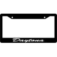 thumbnail image 1 of Daytona Script Black Plastic License Plate Frame EBS, 1 of 1