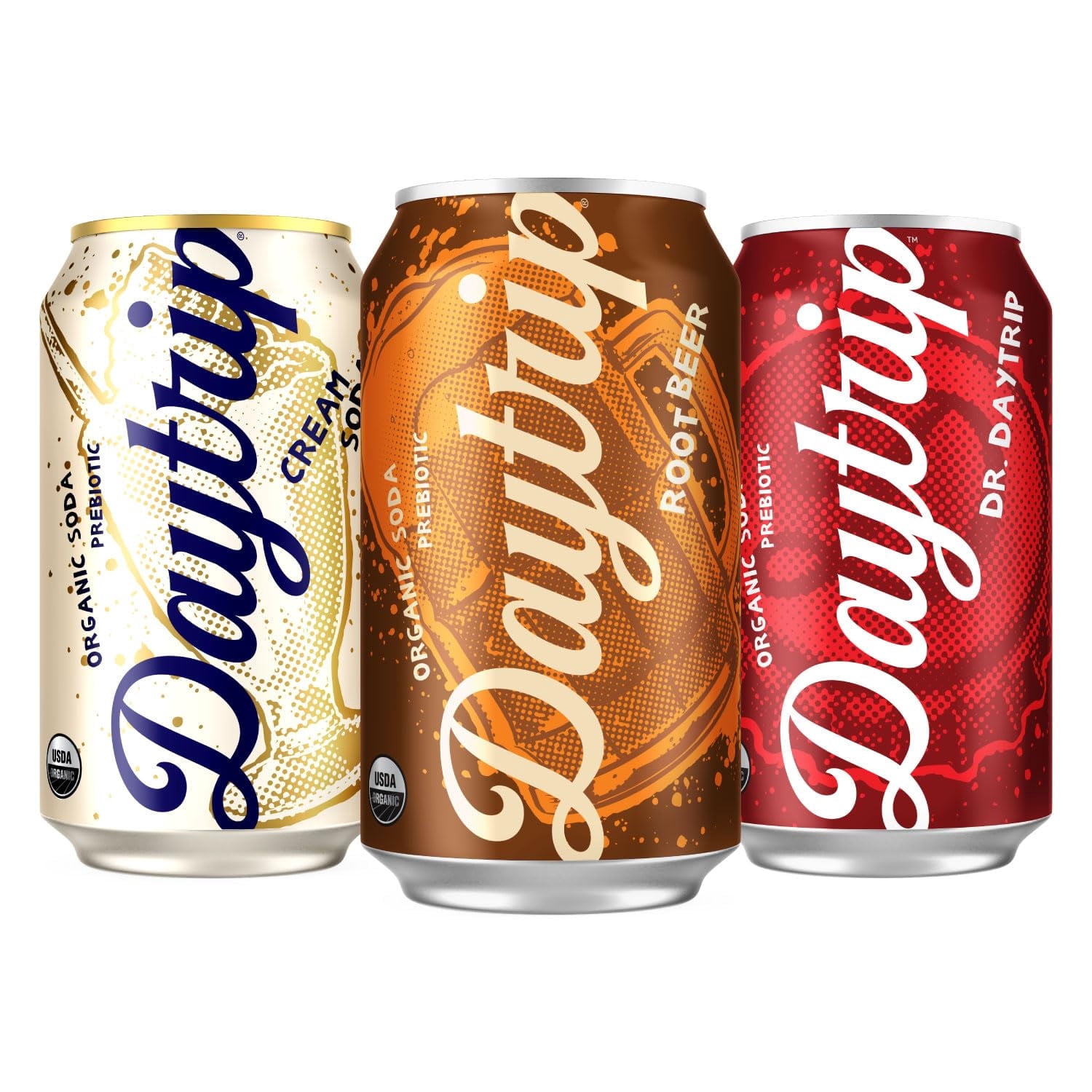 Daytrip Prebiotic Soda Drink | Certified USDA Organic | Mood 