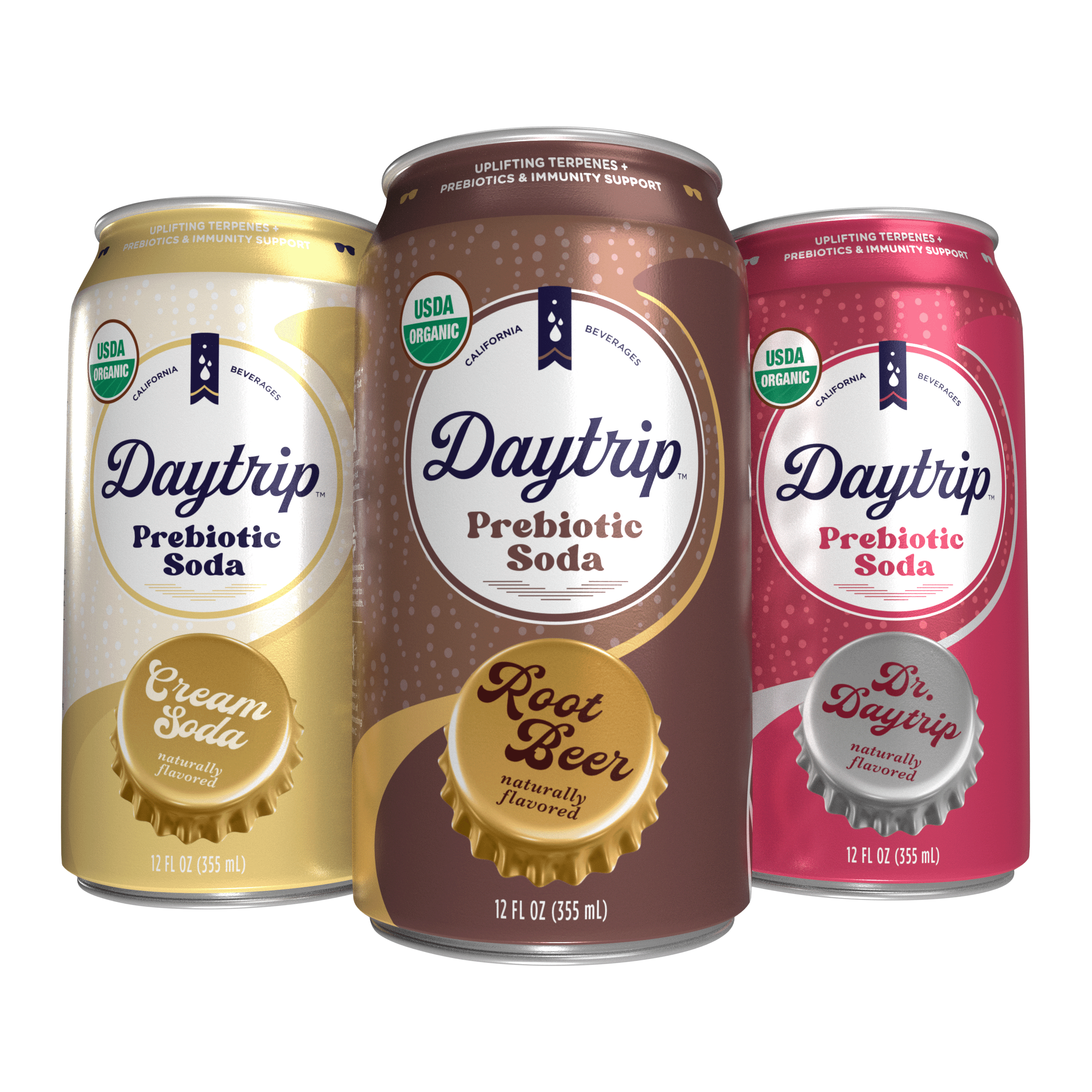 Daytrip Prebiotic Soda Drink Certified USDA Organic Mood Boosting Daytrip Prebiotic Soda Drink Certified USDA Organic Mood Boosting
