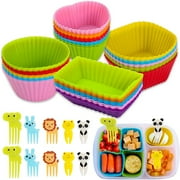 Dayup Silicone Adjustable Lunch Box Dividers Bento Box 50 Piece