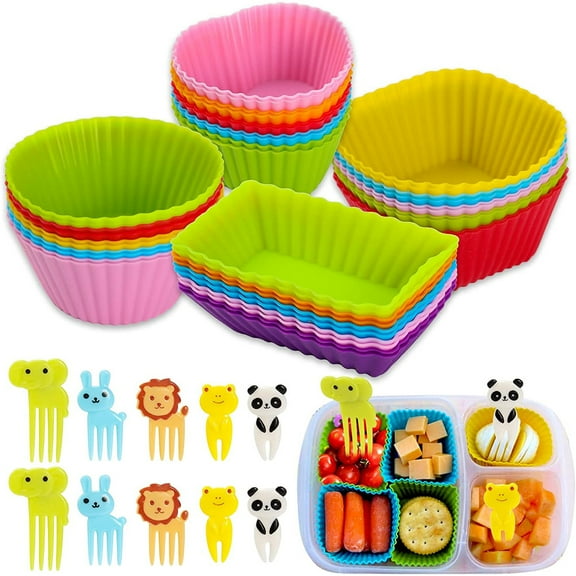 Dayup Silicone Adjustable Lunch Box Dividers Bento Box 50 Piece