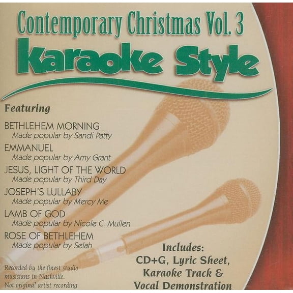 Daywind Karaoke Style: Contemporary Christmas, Volume 3 (Audiobook)