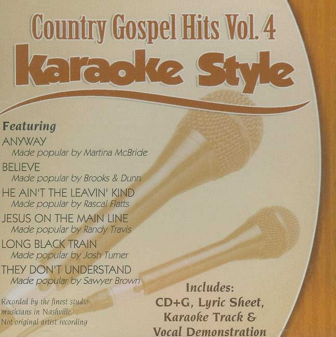 DAYWIND TRAX Daywind Karaoke Style: Gospel Country Hits, Volume 4: Karaoke Style (Other) (CD)