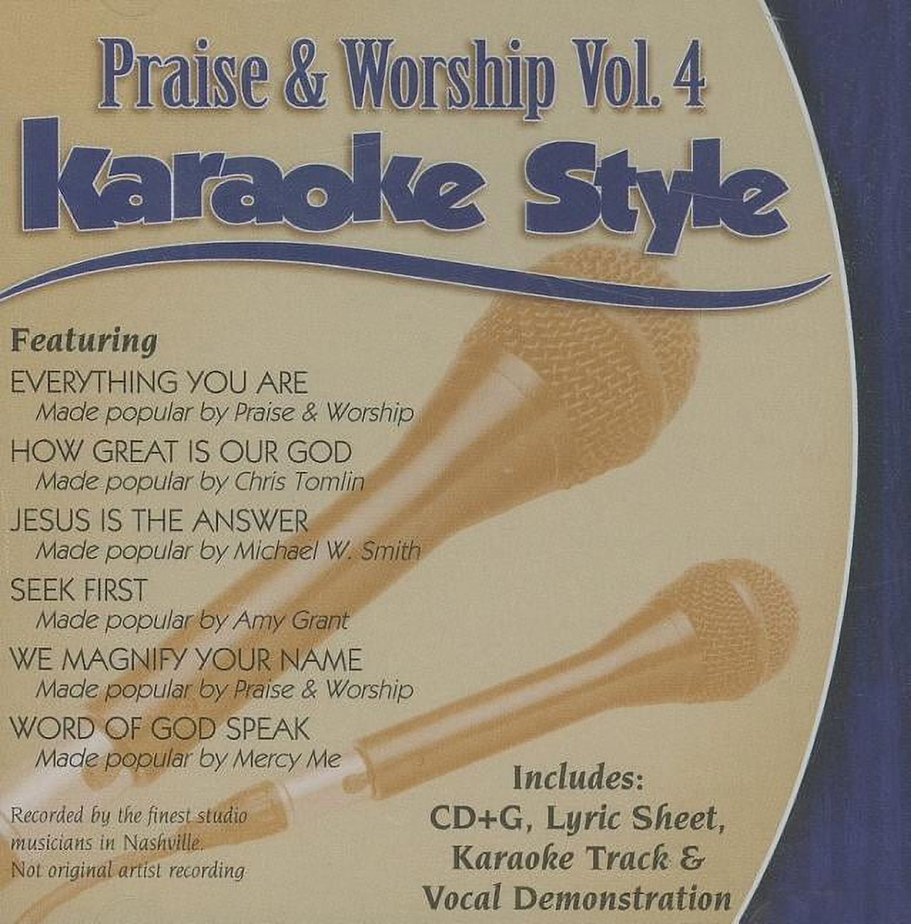DAYWIND TRAX Daywind Karaoke Style: Praise & Worship, Volume 4: Karaoke (Other) (CD)