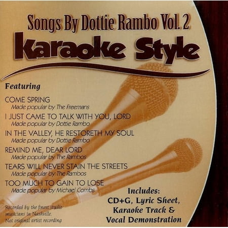 Daywind Karaoke Style: Songs by Dottie Rambo, Vol. 2: Karaoke Style (Audiobook)