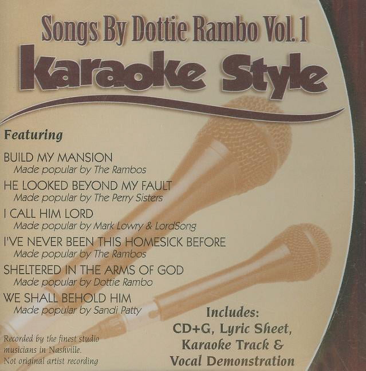 Daywind Karaoke Style: Songs by Dottie Rambo, Volume 1, Karaoke Style (Audiobook)