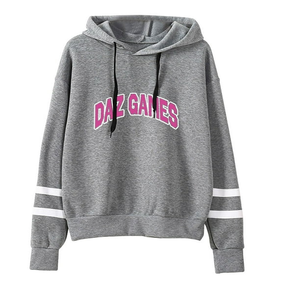 Daz Games Logo Hoodie Women Men Long Sleeve Pullover Casual Streetwear Sweatshirt