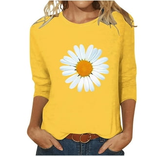 トップス flower print sheer shirt / yellow / S Order sales until 6/10 13:00- flower print sheer shirt