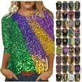 Dazajoo Flash Deals Crazy Carnival Shirt for Women Mask Graphic Tshirt