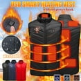 Dazajoo Heated Vest for Men with 9 Heat Zones, Battery Pack Not