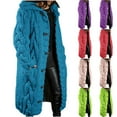 thumbnail image 1 of Dazajoo Long Cardigans for Women Chunky Cable Knit Thick Sweater Coat Open Front Knitted Cardigan with Pockets,Purple,XXL, 1 of 6