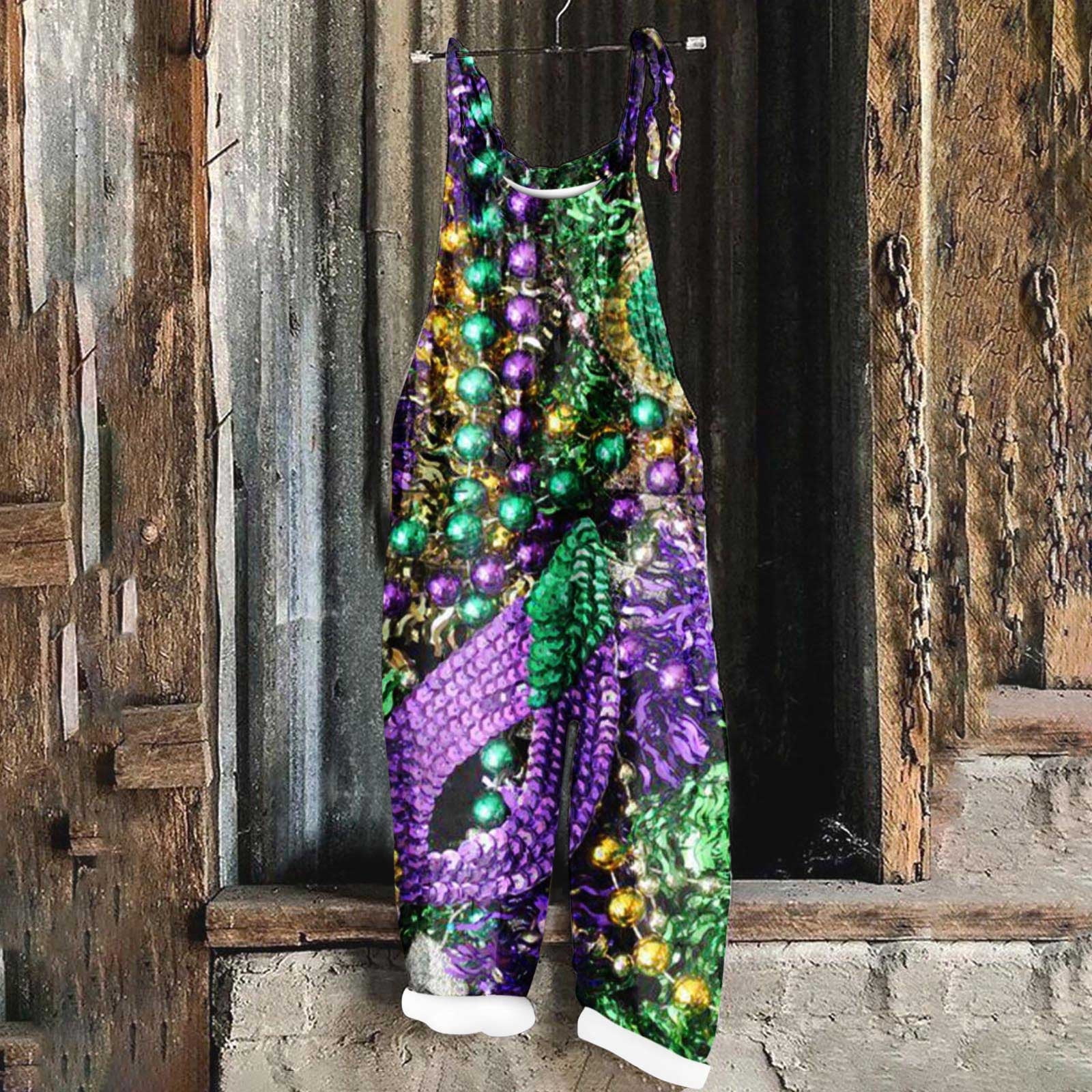 mardi gras jumpsuit women