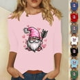 Dazajoo Todays Daily Deals Valentine's Day Shirt for Women Love Gnome
