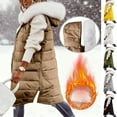 thumbnail image 1 of Dazajoo Women Fleece Lined Long Parka with Faux-Fur Hood Winter Sleeveless Long Puffer Jackets Outdoor Warm Quilted Vest,Yellow,XXXL, 1 of 10
