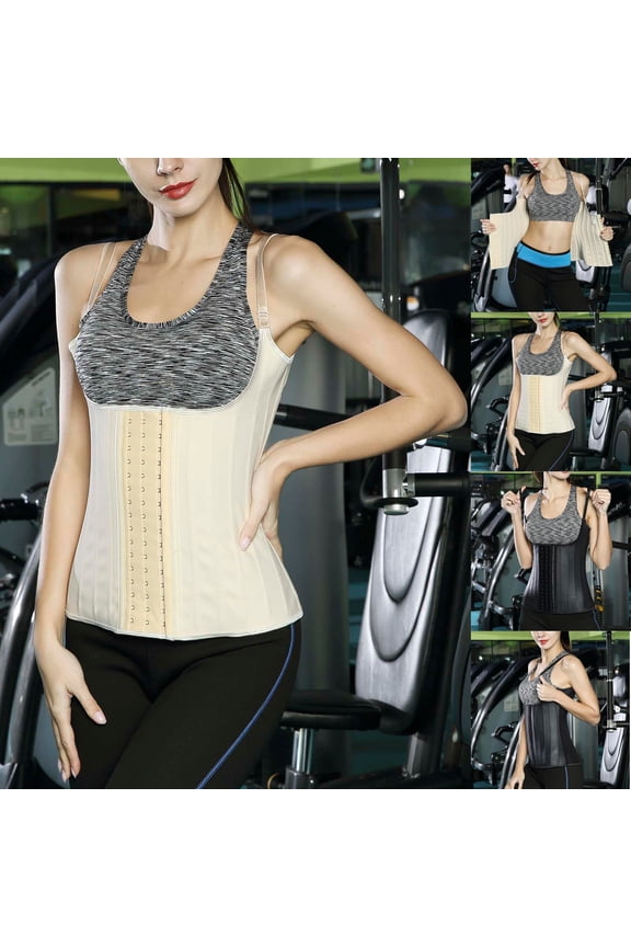 Womens Hourglass Waist Trainer Workout Waist Trainer Corset Tummy Control Waist Slimmer Shaper Shapewear for Women 2025,Black,XL