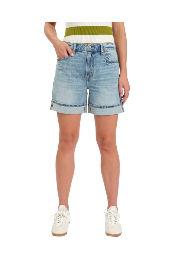 womens Easy Rider Dive In Vintage Mid Rise Cuffed Short, 25