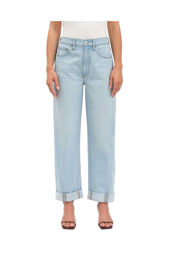 womens Venice Slow Dance High Rise Barrel Leg Jean, 27