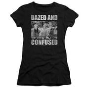 Dazed And Confused - Rock On - Juniors Teen Girls Cap Sleeve Shirt - Medium