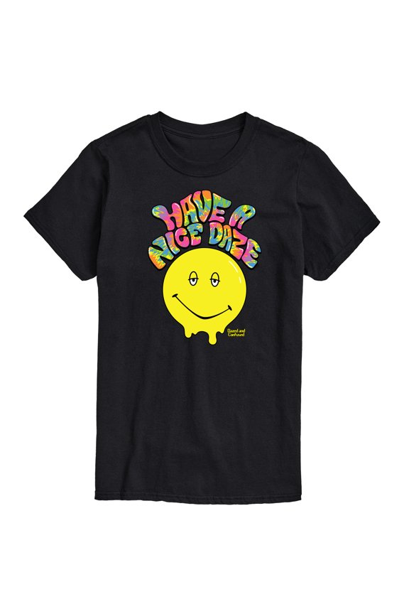 Dazed & Confused - Dazed Smiley Face; Have A Nice Daze - Men's Short Sleeve Graphic T-Shirt