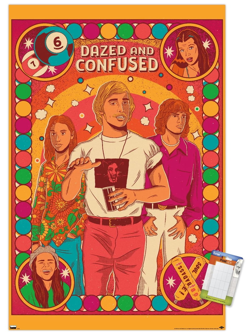Dazed and Confused - Colorful Group Wall Poster, 14.725