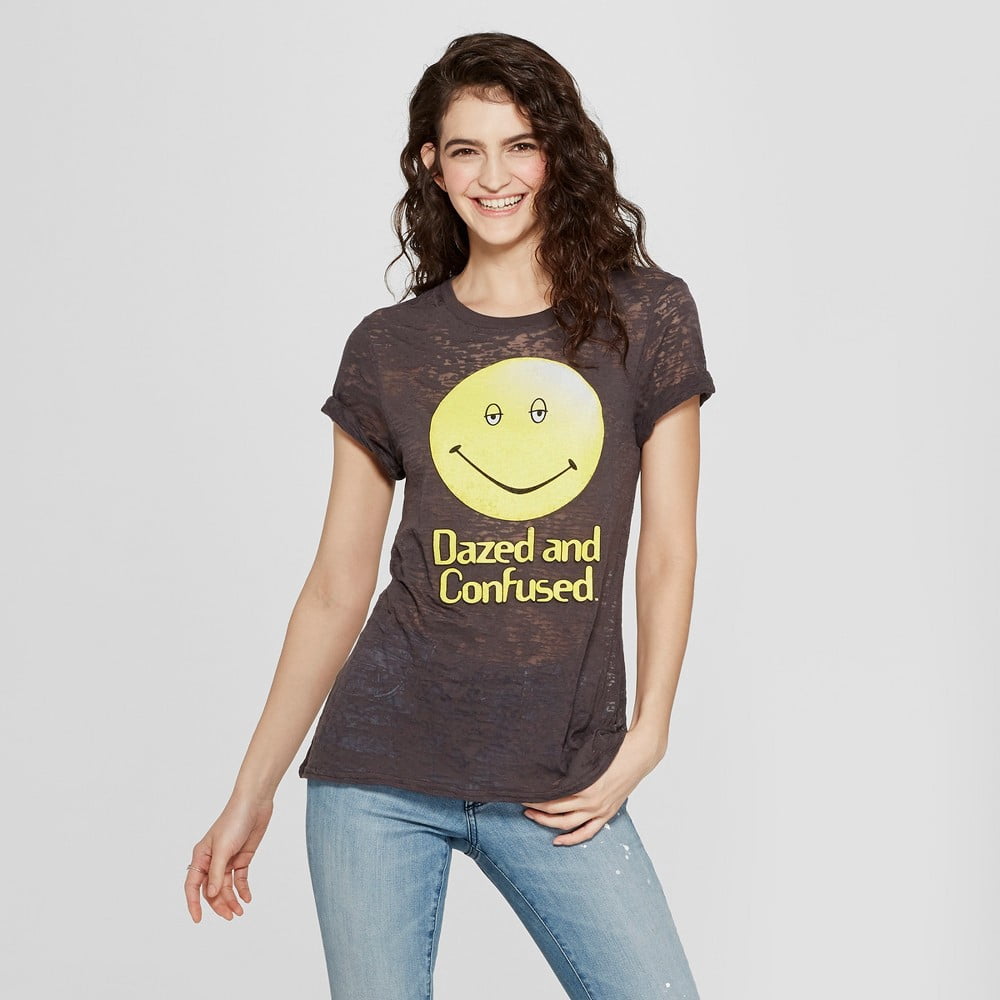 T-shirt Dazed & Confused "Alright" - Taille S - Occasion En Très Bon état - Gris Coton