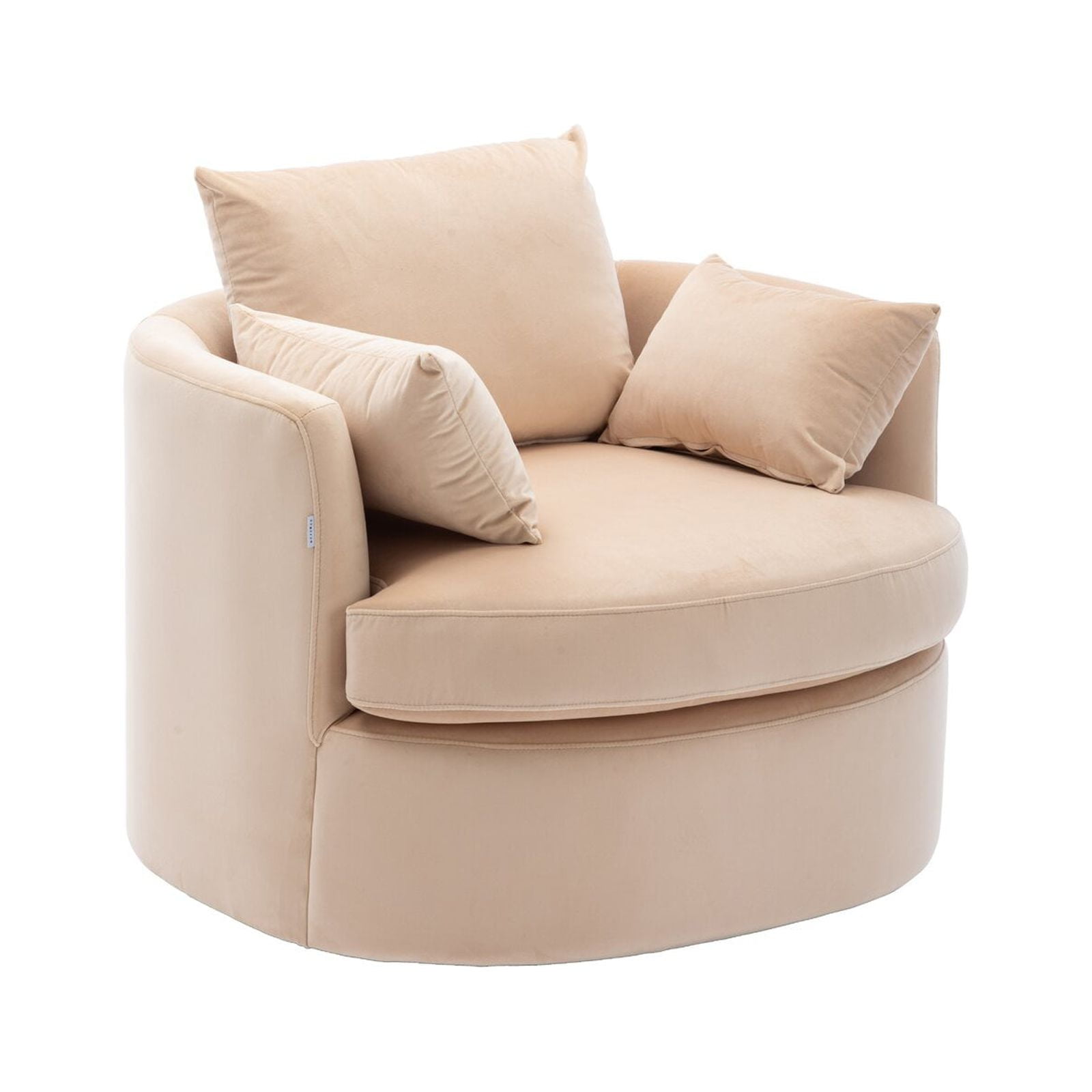 Dazhaun Swivel Barrel Chair Swivel Yes Weight Capacity 300 lb