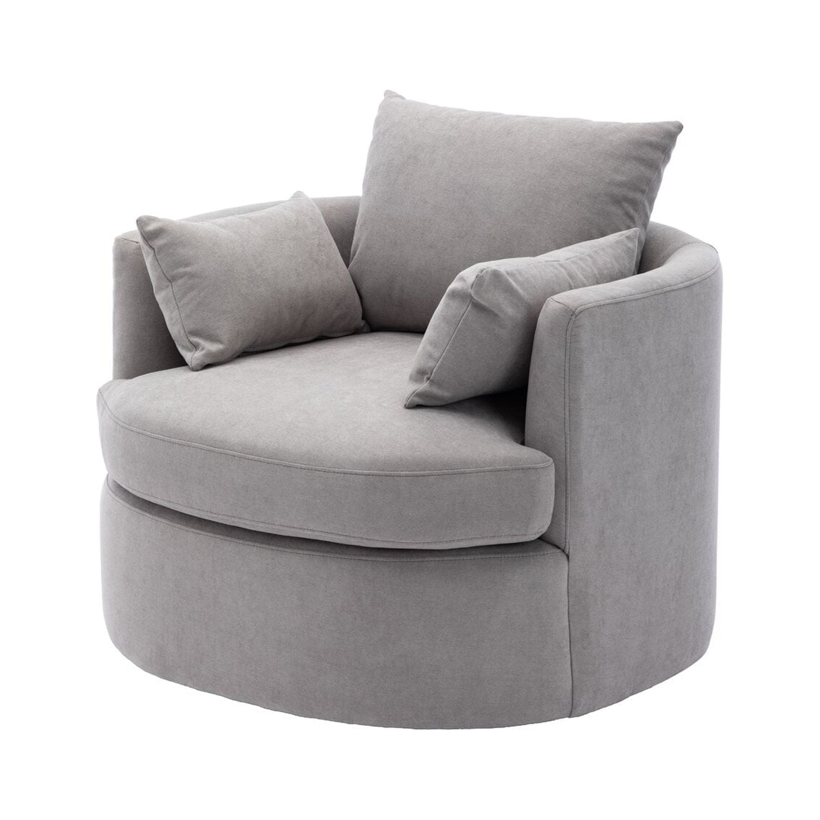Dazhaun swivel barrel chair deals
